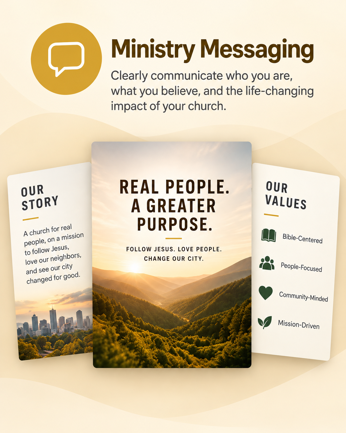 Ministry Messaging_ Real People, Greater Purpose
